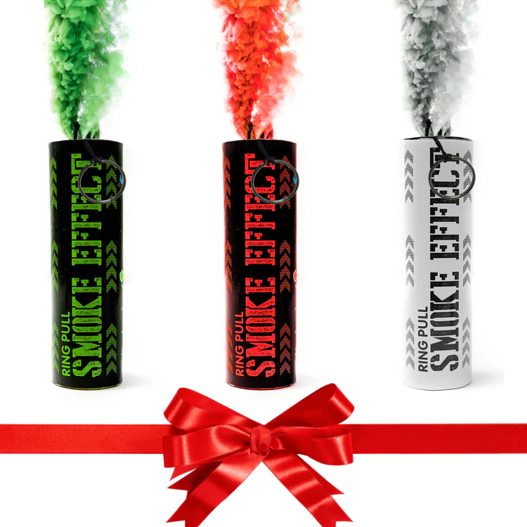 Color Ring Pull Smoke Bombs for Party, Weddings, Videos, and so much more